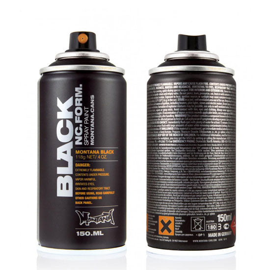 (black) montana black 150 ml spray paint