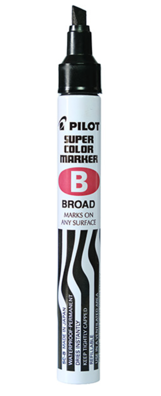 Pilot Broad Chisel Tip Marker
